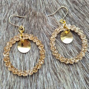 Glitter ring gull eller sølv