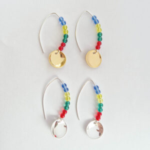 Øredobber med glassperler